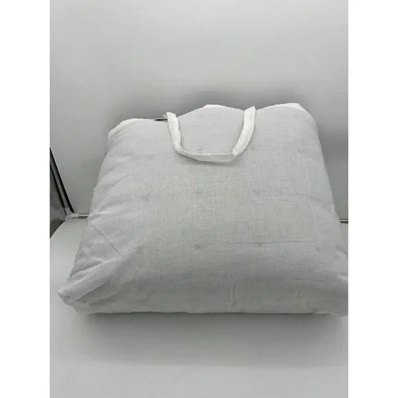 Anthropologie Velvet Emery Quilt King Size Embriodered Silver - Picture 8 of 8